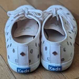 Kate Spade Keds Pink Polka Dot Sneakers